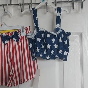 Toodler American Flag Oufit